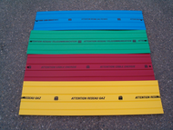 PLAQUE DE PROTECTION JAUNE 100 X 25 #8623120